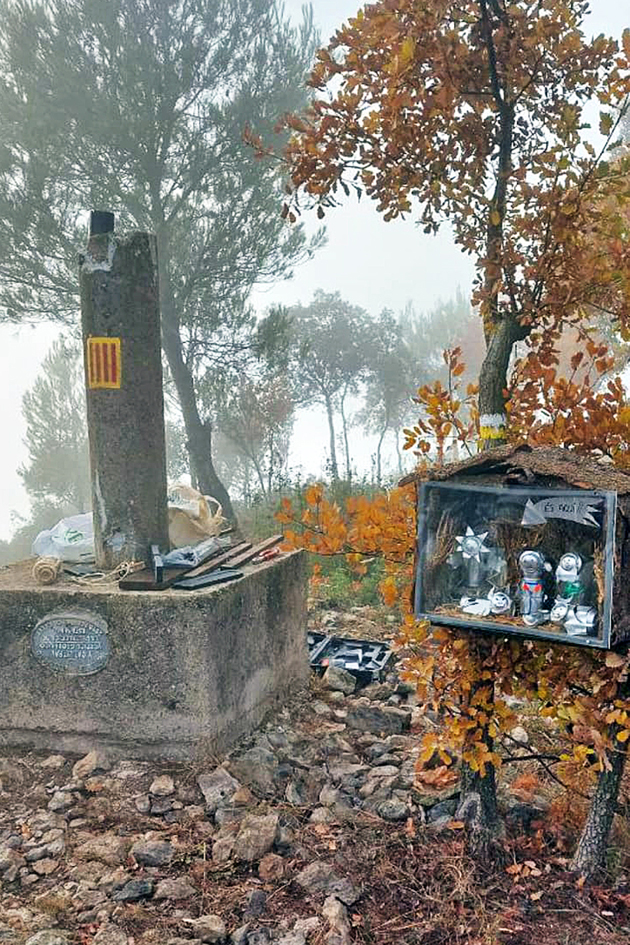 Pessebre del Puig Alter, portat pel Centre Excursionista durant la Festa de la PurÃ­ssima de Cererols (foto: Centre Excursionista de SÃºria).