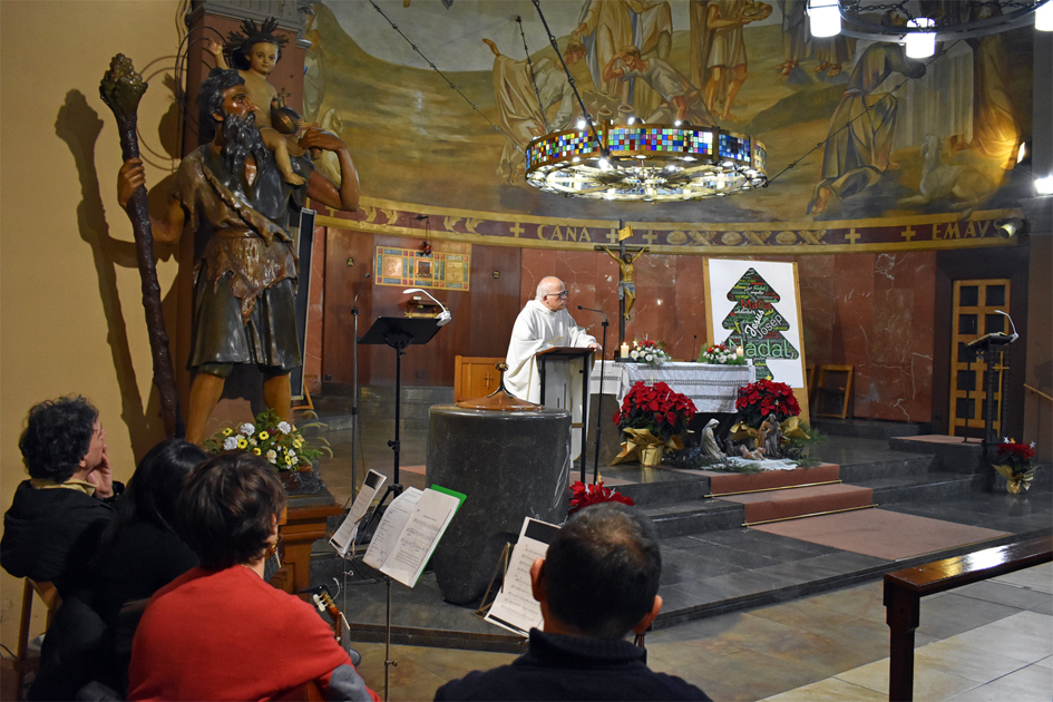 Missa del Gall a l'EsglÃ©sia Parroquial de Sant CristÃ²fol.