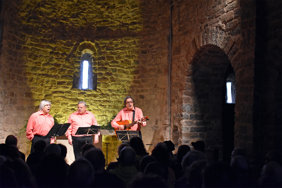 Concert de Nadal a Coaner (Sant Mateu de Bages) amb el grup Els Tranquils.