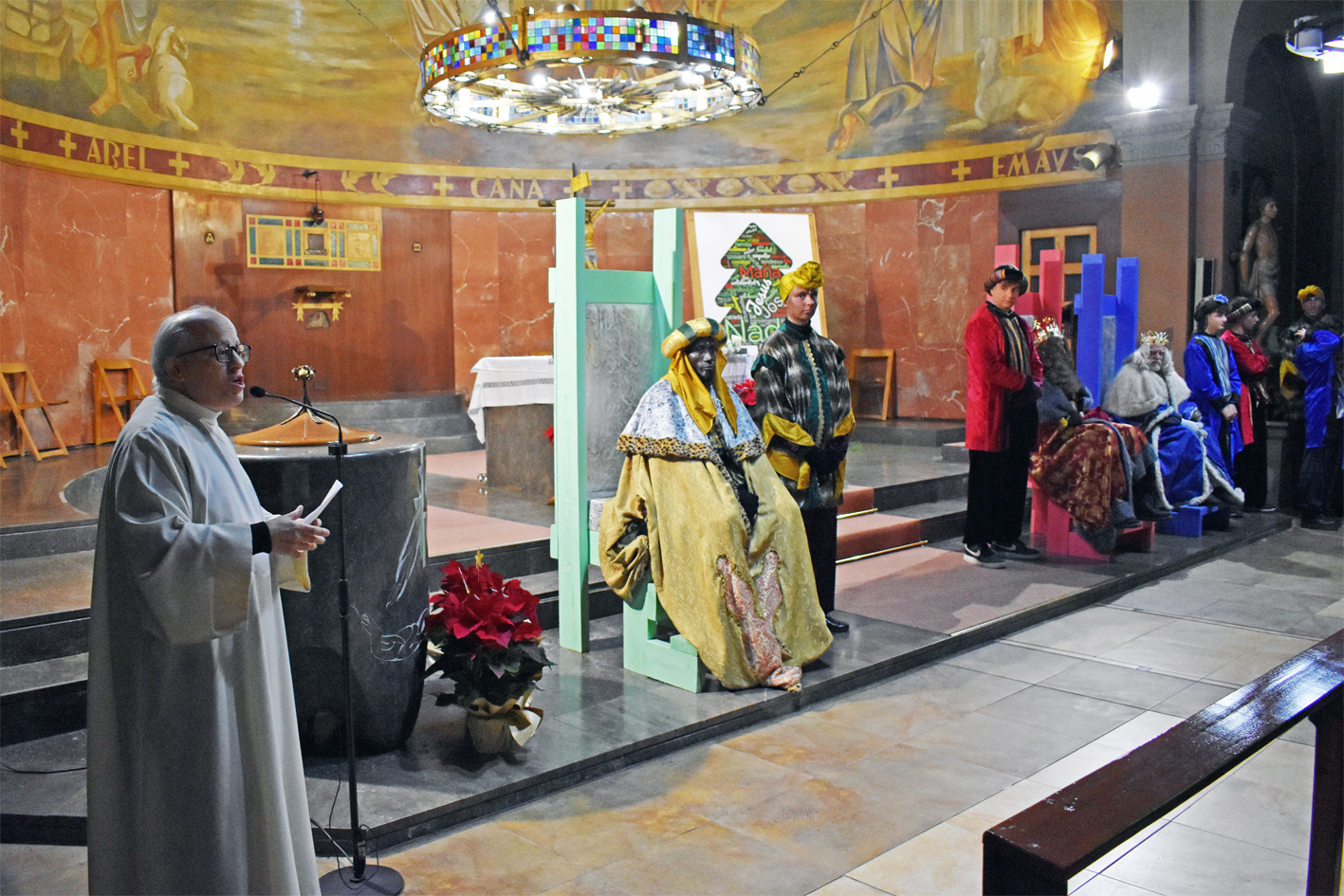Benvinguda als Reis dâ€™Orient a lâ€™EsglÃ©sia Parroquial de Sant CristÃ²fol.