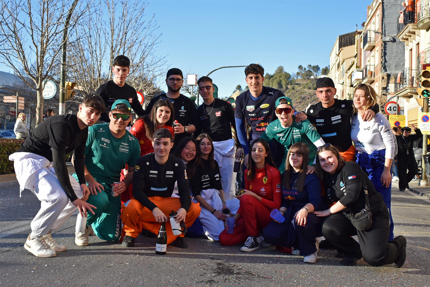 Participants en la rua del Carnestoltes de SÃºria.