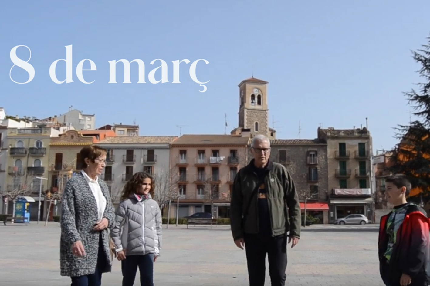 Imatge del vÃ­deo de reconeixement i homenatge a les dones de SÃºria, publicat dins del programa d'actes del Dia Internacional de la Dona.