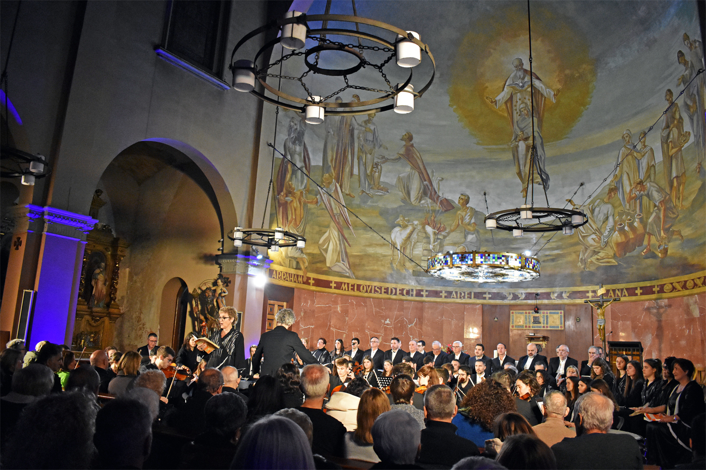Concert dâ€™El Messies a lâ€™EsglÃ©sia Parroquial de Sant CristÃ²fol, a cÃ rrec de la PolifÃ²nica de Puig-reig i Camerata Bacasis, dins de la Festa de Sant SebastiÃ .