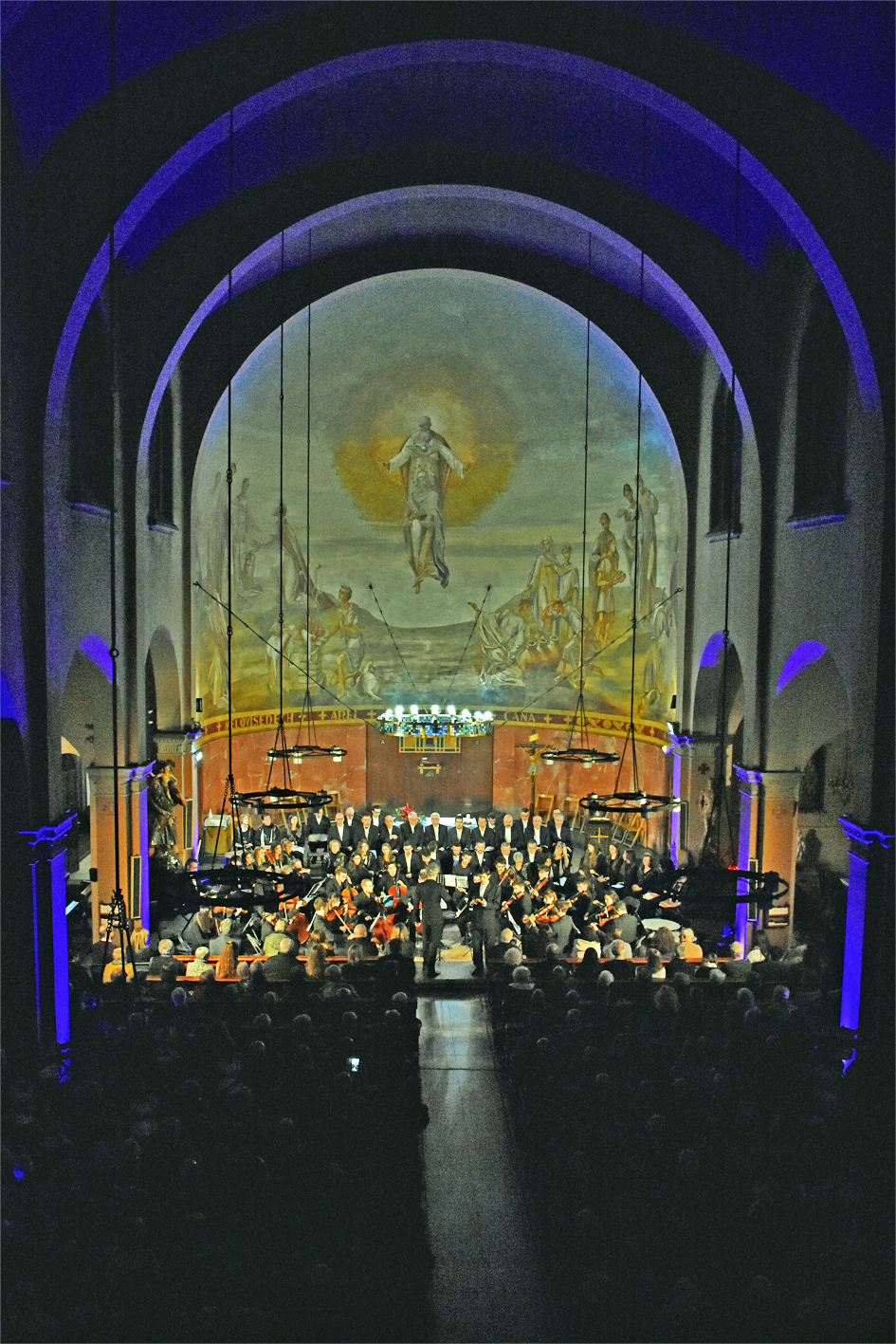 Concert dâ€™El Messies a lâ€™EsglÃ©sia Parroquial de Sant CristÃ²fol, a cÃ rrec de la PolifÃ²nica de Puig-reig i Camerata Bacasis, dins de la Festa de Sant SebastiÃ .