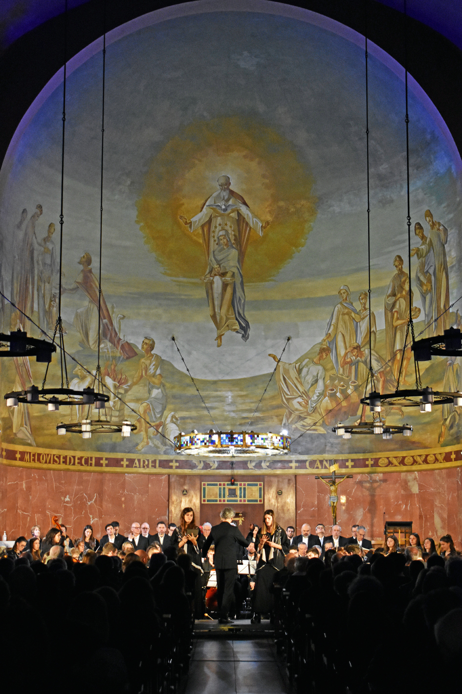 Concert dâ€™El Messies a lâ€™EsglÃ©sia Parroquial de Sant CristÃ²fol, a cÃ rrec de la PolifÃ²nica de Puig-reig i Camerata Bacasis, dins de la Festa de Sant SebastiÃ .