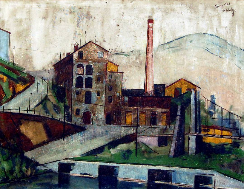 Obra guanyadora del Concurs de Pintura RÃ pida de SÃºria 1968 - Autor: JoaquÃ­n Hidalgo i PagÃ¨s (Barcelona).