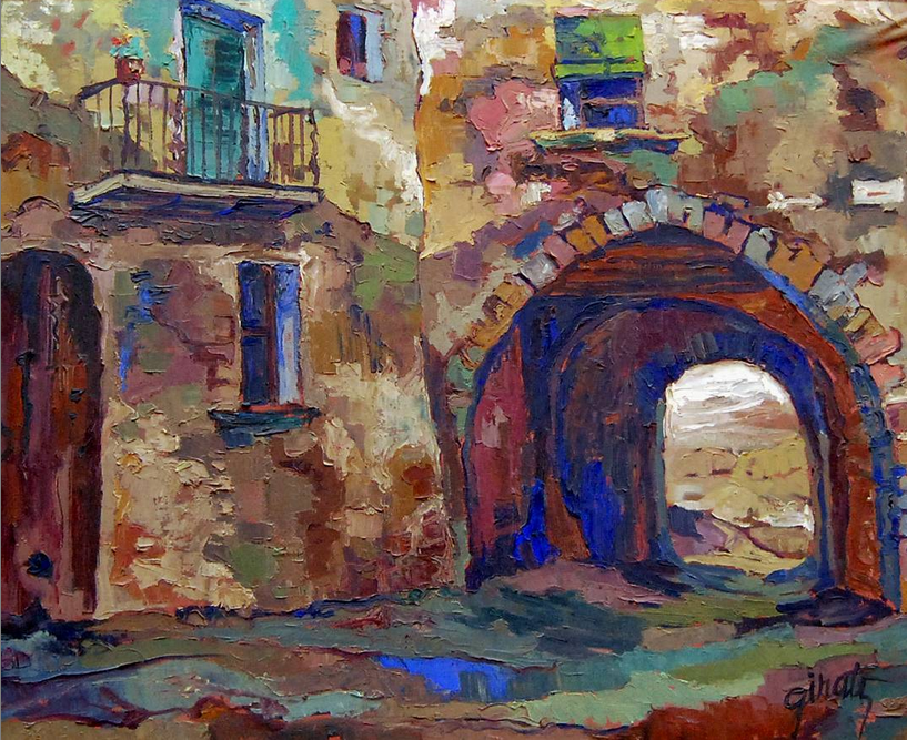 Obra guanyadora del Concurs de Pintura RÃ pida de SÃºria 1969 - Autor: Jordi Giralt i TardÃ  (Manresa).