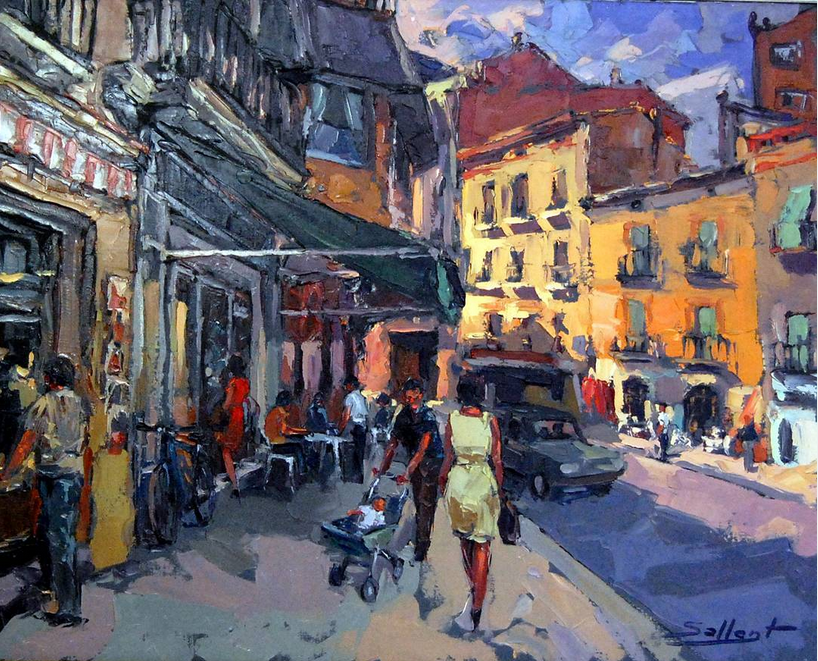 Obra guanyadora del Concurs de Pintura RÃ pida de SÃºria 1994 - Autor: Joan Sallent i Tatjer (Manresa).