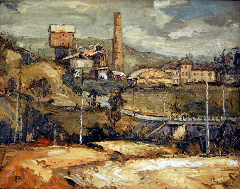 Obra guanyadora del Concurs de Pintura RÃ pida de SÃºria 1996 - Autor: Joan Josep PÃ©rez i GarbÃ³ (Esparreguera).