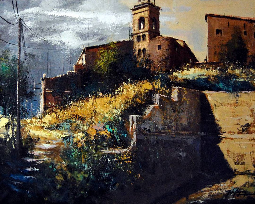 Obra guanyadora del Concurs de Pintura RÃ pida de SÃºria 1999 - Autor: NarcÃ­s Sala i Gascons (Lloret de Mar).