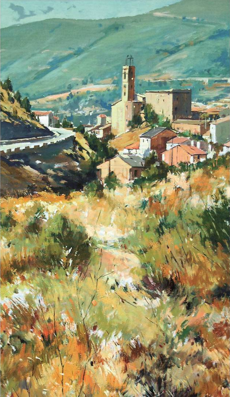 Obra guanyadora del Concurs de Pintura RÃ pida de SÃºria 2006 - Autor: Pere Noguera i Claramunt (Igualada).