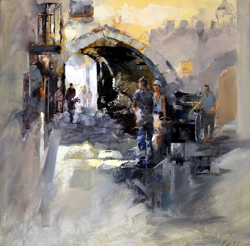 Obra guanydora del Concurs de Pintura RÃ pida de SÃºria 2013 - Autor: Joan Josep CatalÃ  i Paysan (Alpicat).