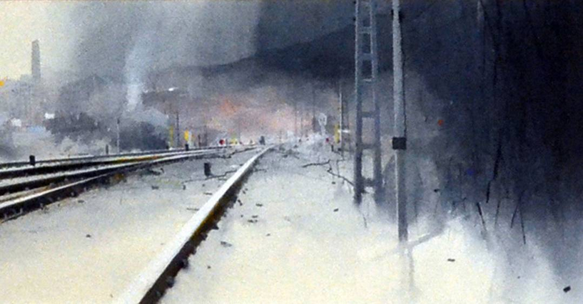 Obra guanyadora del Concurs de Pintura RÃ pida de SÃºria 2015 - Autor: Ã€ngel Asensio (Puig-reig).