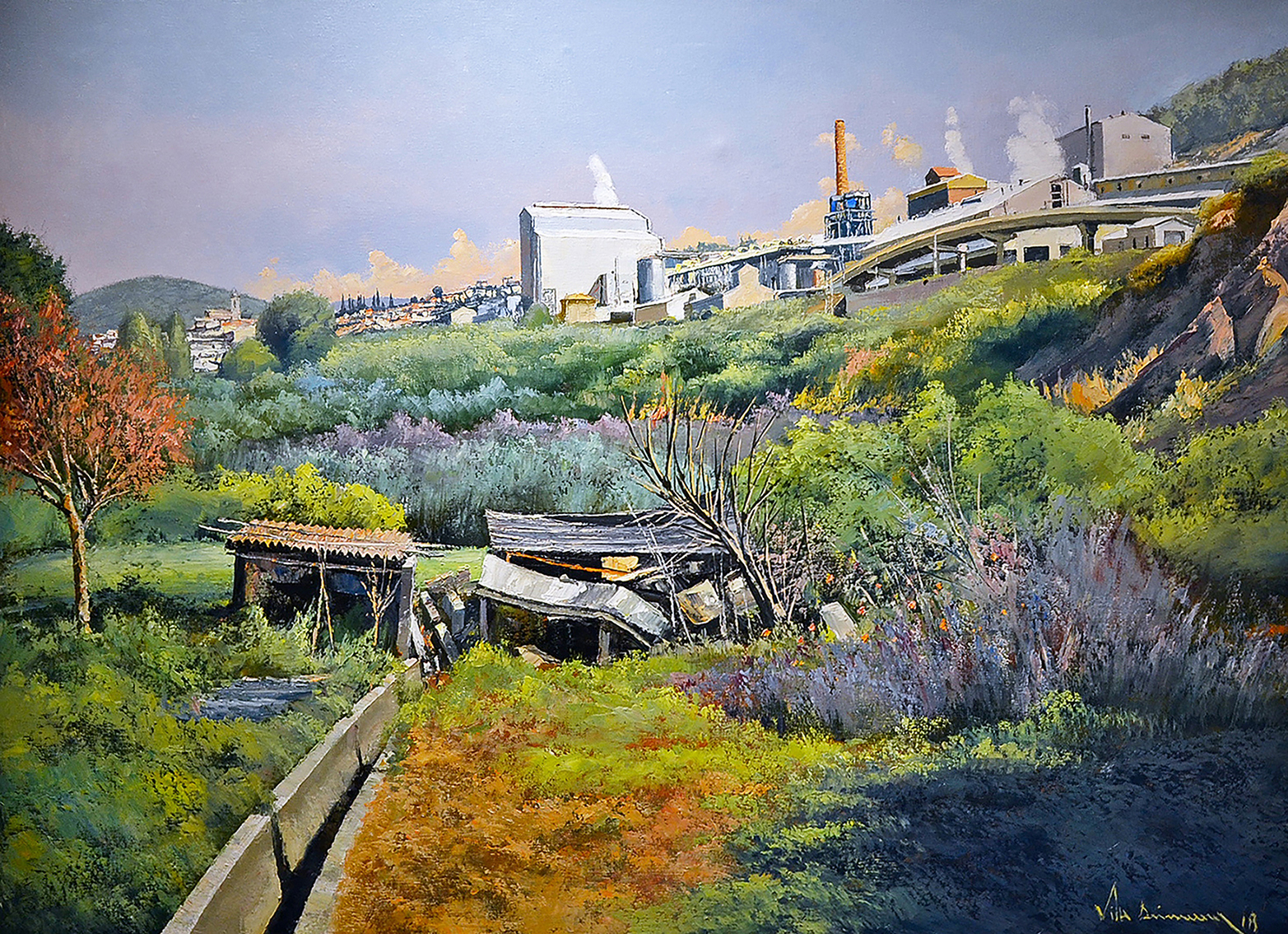 Obra guanyadora del Concurs de Pintura RÃ pida de SÃºria 2018 - Autor: Joan Vila i Arimany (Sant Quirze del VallÃ¨s).